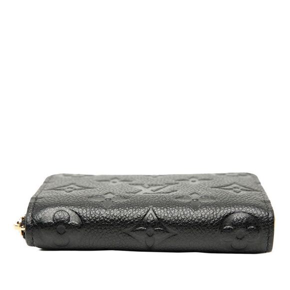 Louis Vuitton Monogram Empreinte Zippy Coin Purse M60574 Noir Black Leather - Picture 3 of 6